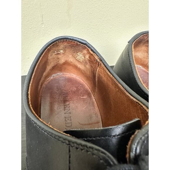Allen Edmonds US 10 Black Park Avenue Cap Toe Oxford Dress Shoes Office Business - Picture 10 of 14